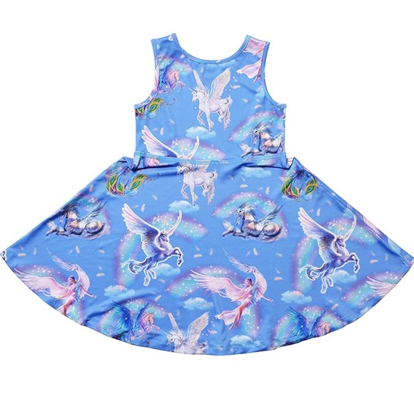 Sky Blue Unicor Dress - Picture 3 of 5